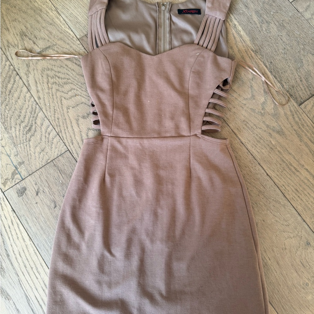 Y2K dress with side cut outs